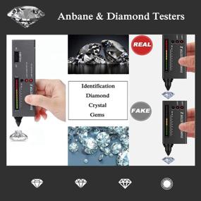 img 1 attached to 💎 Anbane High Precision Diamond Testers - Practical Jewelry Diamond Selector for Novice and Expert (Set of 5) in Black