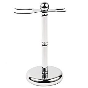 img 4 attached to 🪒 Stylish Parker Safety Razor Deluxe Chrome Stand for 2 Prong Safety Razor and Shave Brush