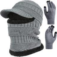 wilker balaclava anti slip mittens thermal logo