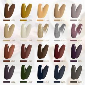 img 1 attached to 💅 Complete GA0Y Metropolitan Gel Nail Polish Set: 20 Colors + Top/ Base/ Matte Coats | UV LED Shellac Kit - Home DIY Manicure & Salon Varnish