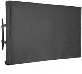 img 4 attached to 📺 Protect Your Outdoor TV with Patio Watcher 40"-42" TV Cover: Weatherproof, Dustproof, & Grey Bottom Cover Included