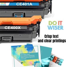 img 1 attached to 🖨️ Do it Wiser HP 507X 507A CE400X CE400A Remanufactured Printer Toner Cartridge Replacement - Compatible with HP Laserjet Enterprise M551n M551dn M551xh M570dw M570dn M575c M575dn M575f (Black)