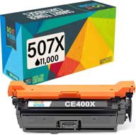 🖨️ do it wiser hp 507x 507a ce400x ce400a remanufactured printer toner cartridge replacement - compatible with hp laserjet enterprise m551n m551dn m551xh m570dw m570dn m575c m575dn m575f (black) logo