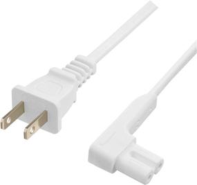 img 1 attached to 🔌 Vebner 16-Foot 2-Pack Power Cord for Sonos One, Sonos One SL, Play-1 Speakers - Extra Long & White Power Plug Cable