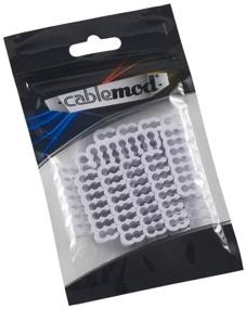 img 1 attached to 🔌 Комплект кабелей CableMod Pro Series - белые комбинированные держатели для кабеля