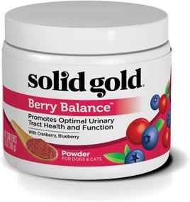 img 4 attached to Berry Balance Supplement Powder for Urinary Tract Health with Cranberries &amp; Blueberries, Ideal for Dogs &amp; Cats - Enhanced with SOLID GOLD