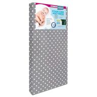 hypoallergenic baby crib mattress with waterproof cover - milliard: 27.5 x 52 x 4.75 inches logo