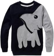 🐘 jomago elephant toddler sweatshirt - boys' clothing logo