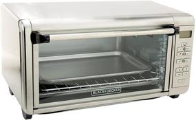 img 4 attached to 🔥 Efficient and Spacious: BLACK+DECKER TO3290XSD Extra-Wide Stainless Steel Toaster Oven