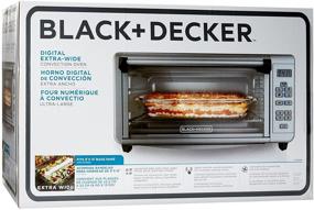 img 2 attached to 🔥 Efficient and Spacious: BLACK+DECKER TO3290XSD Extra-Wide Stainless Steel Toaster Oven