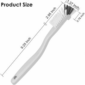 img 1 attached to 🧽 Efficient JIANYI Kitchen Scrub Brush: Ideal for Deep Cleaning Sink, Pot, Pan, Tiles, and Bathroom with Stiff Bristles and Right Angle Design