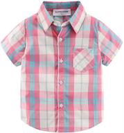 cute summer dress shirts for little boys: mud kingdom short sleeve collection logo