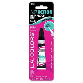 img 1 attached to 💅 L.A. COLORS Drip-Proof Nail Glue, 1 fl oz, CNG6