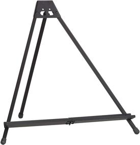 img 1 attached to 🎨 Portable Folding Easel - Black: Lightweight and Versatile for Artists