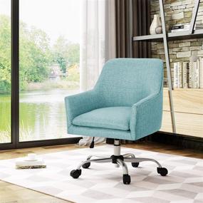 img 3 attached to 🪑 Stylish and Comfy Christopher Knight Blue Home Office Chair - Shop Now!