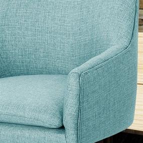 img 1 attached to 🪑 Stylish and Comfy Christopher Knight Blue Home Office Chair - Shop Now!