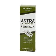 🪒 astra platinum double edge safety razor blades - 100 count (1 pack) - enhance your shaving experience with quality blades logo