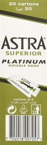 img 2 attached to 🪒 Astra Platinum Double Edge Safety Razor Blades - 100 Count (1 Pack) - Enhance Your Shaving Experience with Quality Blades