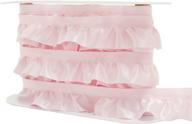 🎀 wrights soft pink ruffled quilt binding, 1-7/8-inch x 8-yard logo