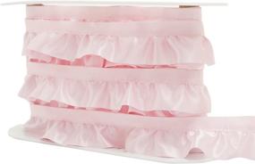 img 2 attached to 🎀 Wrights Soft Pink Ruffled Quilt Binding, 1-7/8-Inch x 8-Yard