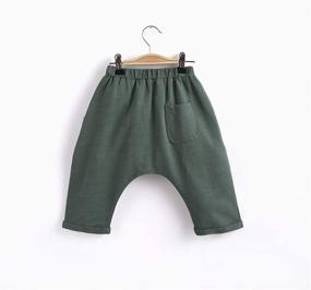 img 2 attached to Aimama Toddler Cotton Medium Shorts Boys' Clothing and Shorts
