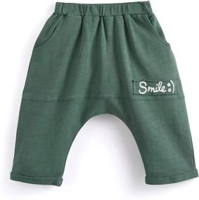 img 4 attached to Aimama Toddler Cotton Medium Shorts Boys' Clothing and Shorts