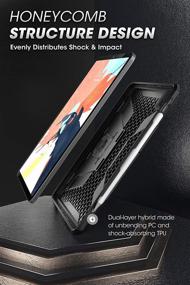 img 1 attached to 📱 Купить чехол SUPCASE Unicorn Beetle Series для iPad Pro 12.9 дюйма (2021) - Черный, прочный и долговечный с держателем для Apple Pencil и подставкой | Защитный чехол для iPad Pro 12.9 5-го поколения.