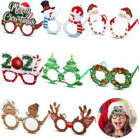 img 4 attached to Christmas Eyeglasses Quarantine Decoration Accessories