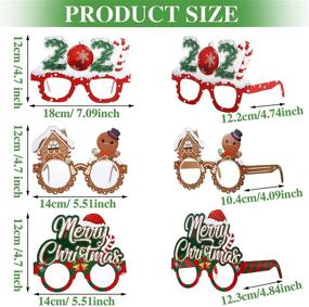 img 3 attached to Christmas Eyeglasses Quarantine Decoration Accessories