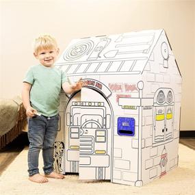 img 3 attached to 🚒 Unleash Your Child's Heroic Imagination with the Easy Playhouse Police Fire Station!