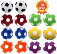 🎮 revitalize your game with qtimal foosballs replacement - vibrant & regulation-size logo