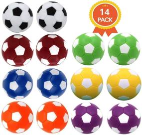 img 4 attached to Оживите свою игру с запасными фигурками для настольного футбола Qtimal - Яркие и стандартного размера.