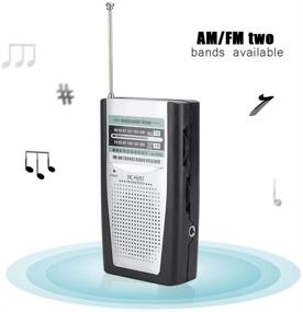 img 2 attached to 📻 Diyeeni Portable AM/FM Radio: Dual Bands, Retractable Antenna, Built-in Speaker, Battery Operated