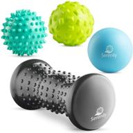 🦶 ultimate foot roller kit for plantar fasciitis relief and foot pain - massage roller, spiky ball, lacrosse ball, and foot massager set logo