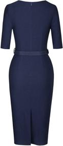 img 3 attached to Discover Effortless Elegance: MUXXN Ladies Elegant Sleeve Office Women's Clothing Collection