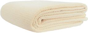 img 2 attached to 🏠 Fina Ultra Absorbent Microfiber Waffle Towel - Linen Color: Perfect for Home, RV, Dorm, Travel, and Any Outdoors - Various Sizes Available in a Convenient FINA Set