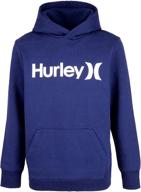 hurley pullover hoodie delft heather boys' clothing logo