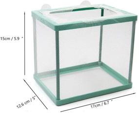img 2 attached to 🐟 Nylon Mesh Fish Fry Hatchery Breeder Box: A Versatile Separation Net by XMHF