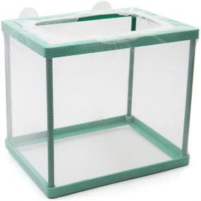 img 4 attached to 🐟 Nylon Mesh Fish Fry Hatchery Breeder Box: A Versatile Separation Net by XMHF