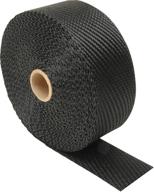 🔥 enhancing performance with design engineering 010004 black titanium 2" x 25' exhaust heat wrap featuring lr technology logo