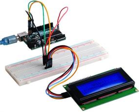 img 3 attached to 📟 2Pack GeeekPi LCD 2004 Module with I2C Interface Adapter, Blue Backlight, 20x4 LCD Module Shield for Raspberry Pi and Arduino Uno