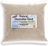 🏖️ 3 lbs of genuine roccia sand - all-natural shade for interior decor, vase fillers, sand crafts, nautical theme designs, and more logo