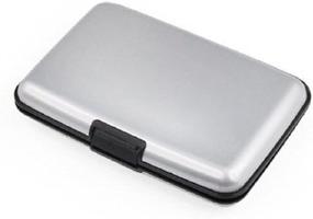 img 4 attached to 💼 Stylish Home X Silver Metallic Security Wallet: Ensuring Your Valuables Stay Safe