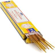 🌈 seven chakra satya incense sticks in black - pack of 12: uplift your spiritual journey logo