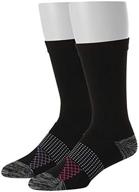 🧦 ultimate comfort and support: hanes women's compression crew sock логотип