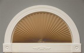 img 4 attached to Redi Shade Original Arch Light Filtering Fabric Shade, Natural, 72 in x 36 in