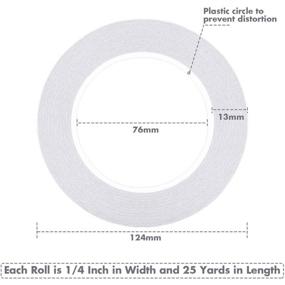 img 1 attached to 📎 Cridoz Double-Sided Adhesive for Stationery, Scrapbooking, and Stamping