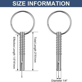 img 2 attached to Release Diameter Stainless Bimini Hardware