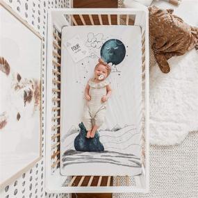 img 2 attached to 🐻 JumpOff Jo Set: Crib Sheet, Photo Card, Security Blanket, Mama Bear - Perfect Essentials for your Little One