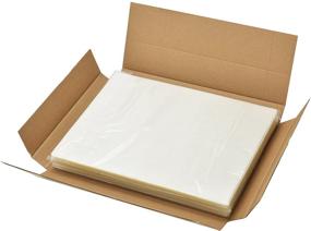 img 1 attached to 📦 MFLABEL Laminating Pouches - 8.9x11.4 inch, 5 Mil Thickness, Pack of 100